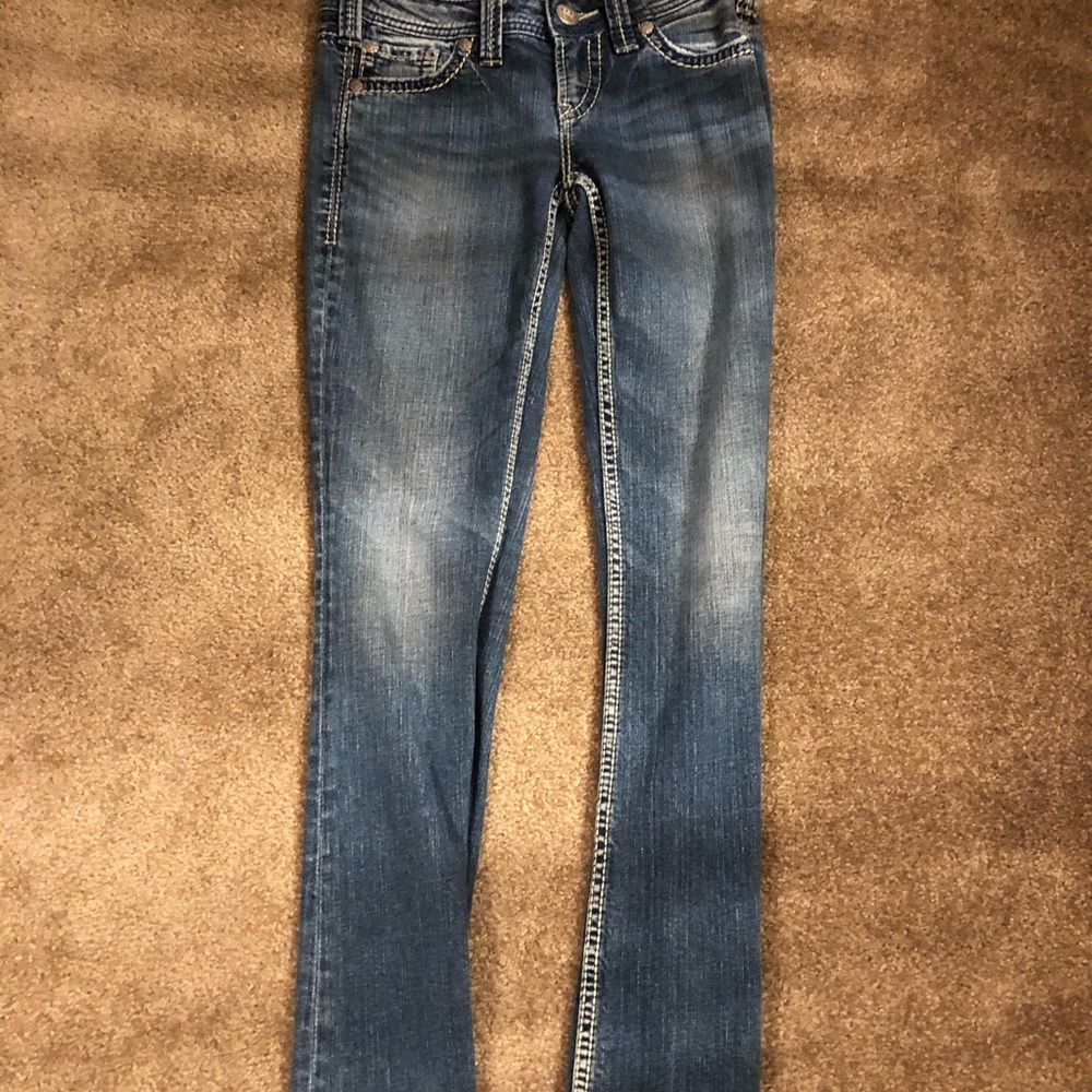Silver jeans
